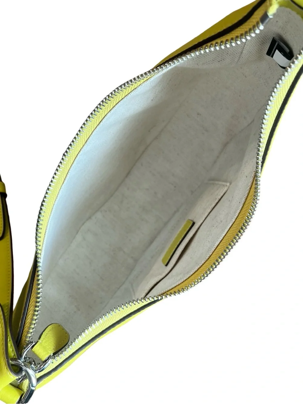 Kate Spade New York Duo Small Pebbled Leather Crossbody Clutch Bag in Lime